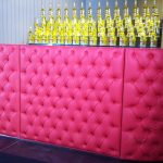 red chesterfield bar design
