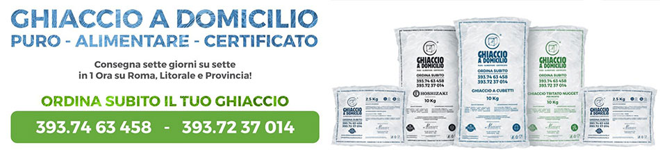 ghiaccio alimentare roma certificato